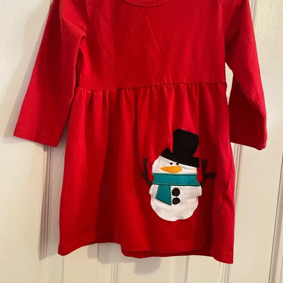Snowman Holiday Dress - Picture 3 of 6